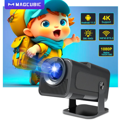 Magcubic 4K Android 11 Projector, 1080P, 390 ANSI, WiFi6, BT5.0, Portable, Upgraded HY300.